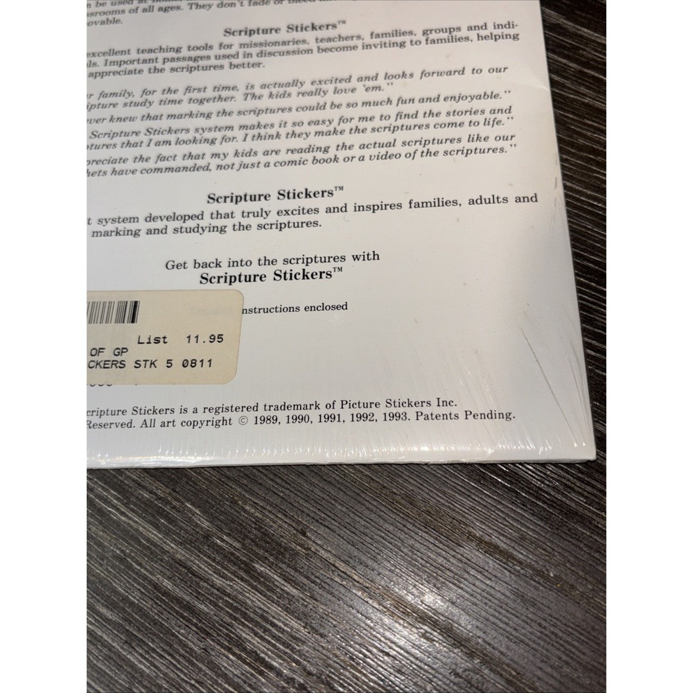 Scripture Stickers Lot Of 2 - Picture 4 of 6